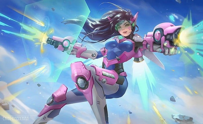 dva overwatch art